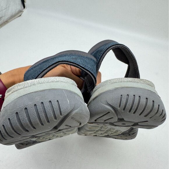 Dr. Scholls Women's Adelle Sandals Size 10M Navy Suede Comfort Casual Strappy - Picture 12 of 12